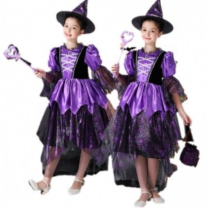 Wholesale Halloween kids costumes for girls birthday party cosplay Halloween costumes for kids girls halloween dress girls