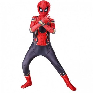 Tv& Movie Cosplay Costume Zentai Spiderman Superhero Bodysuit Spandex Suit for Kids Custom Made