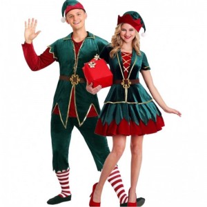 New Adult Christmas Party Elf Costume