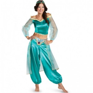 Game uniforms Europe and the United States Halloween costumes Cosplay sexy Aladdin magic lamp Jasmine princess dress