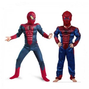 New Arrival Cosplay Clothes Spider Man Costume Fullbody Halloween Costume for kid