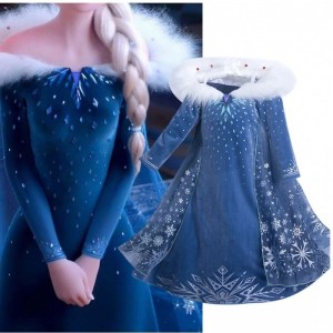 Baige Cosplay Party Dress Up Princess Elsa Anna Fashion Dress Costume Halloween Fairy Princess Kids Fancy Dress Costume