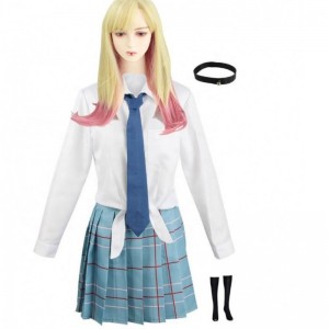 ecowalson Marin Kitagawa Cosplay My Dress Up Darling Costume School JK Uniform Skirt Outfits Halloween Carnival Suit