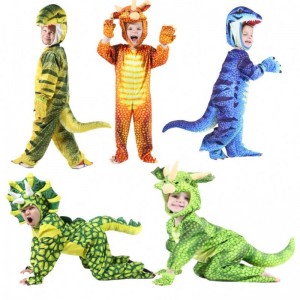 Kids Dinosaur Costume Halloween Party Cosplay Mascot Animal Clothes Role Play