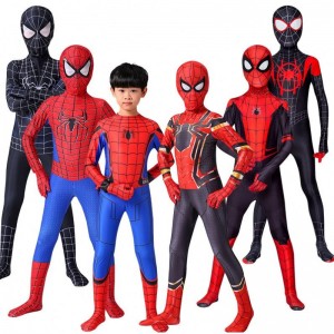 Manufacturers Wholesale Variety of Spider parallel world Elastic and breathable cosplay clothing Costumes Marvel