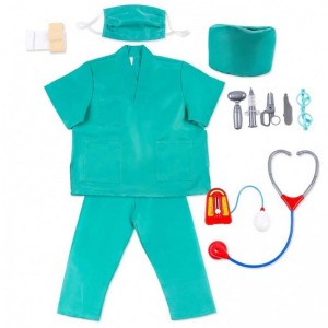 Kid Children Profession Cosplay Multi Career Nurse Vet Kid Doctor Costume HCBC-003