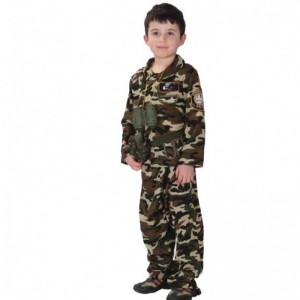 Boys Soldier Costume Military Uniform Suit Kids Army Costume HCBC-010