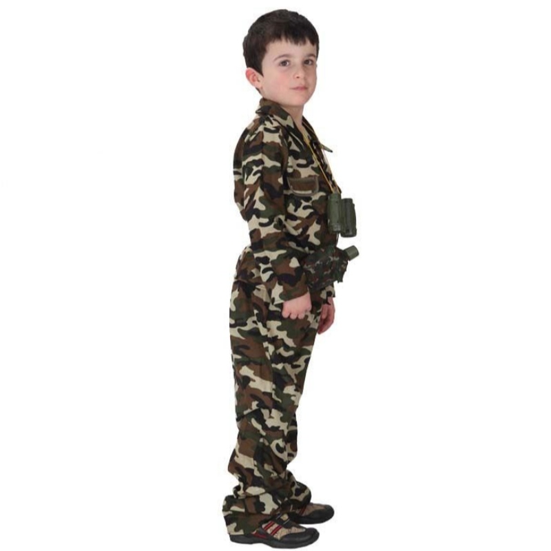 Boys Soldier Costume Military Uniform Suit Kids Army Costume HCBC-010