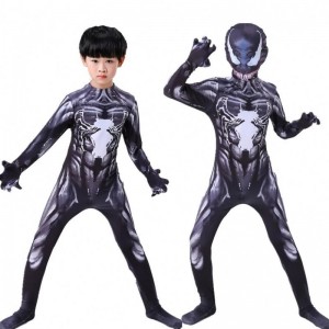 New venom costume kids suit jumpsuit boys symbiote spiderman costumes superheros Cosplay halloween costumes for adult