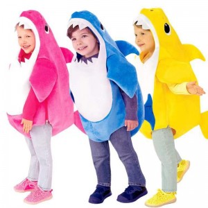 2021 Cute Cosplay Animal Blue Shake Kids Performance Costume