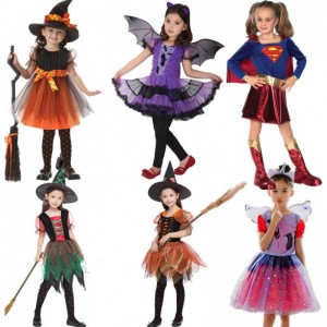 Cute Sisters's Halloween Cosplay Costume Dance Fancy Anime Costume for the Day of the Witches