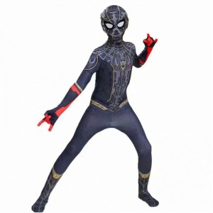 Kids Costume Compatible Superhero Costume -Suits Kids Halloween Cosplay Costumes 3D Style Spiderman Suit For Kids