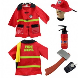 Fireman Sam Costume for Boys Girls Halloween Costume for Fancy Dress Party Wear