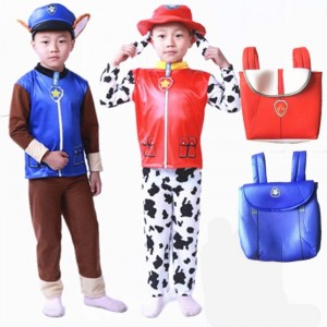 Patrol costume Kids Boys Girls Birthday Purim Marshall Chase Skye Cosplay Costume Patrol Dog Children Ryder Party Role