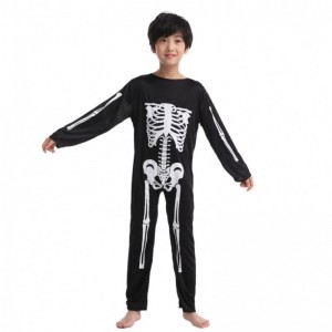 Costume Kids Halloween Zombie Costume Cosplay Scary Skeleton Skull Costume Jumpsuit Full Sets Carnival Party Clothing