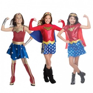 Kids Super Cosplay Costumes Super Girls Dress Superwoman Dress Super Halloween Clothes