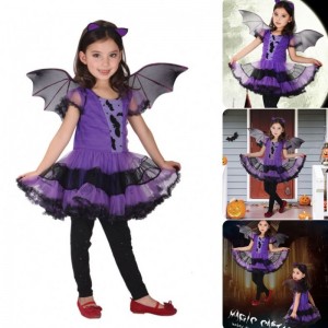 halloween costume for kids baby girls children witch costume girl cosplay Carnival Party princess fancy dress up clothes