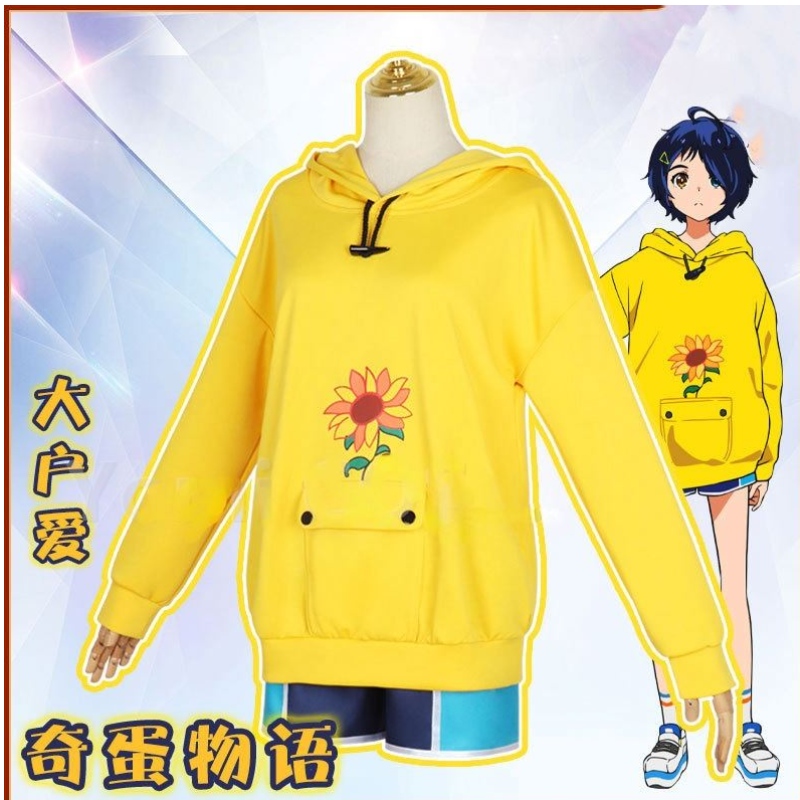 New Anime WONDER PRIORITY Cosplay Ohto Ai Hoodies Girl Sweatshirt Sport Pullover Costume Clothing Cos wig Halloween