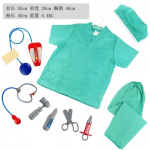 New design cosplay costume doctor nurse fireman clothes Children professional clothes with factory direct price