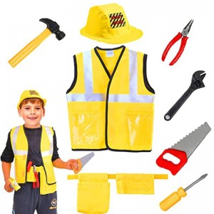 Kids Engineer Role Veterinary Costume Children's Professional Experience Play Halloween Costume With Props