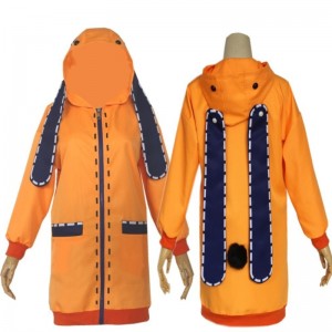 Cute Orange Rabbit Coat Anime Cosplay Costume Ladies Girl Hoodie